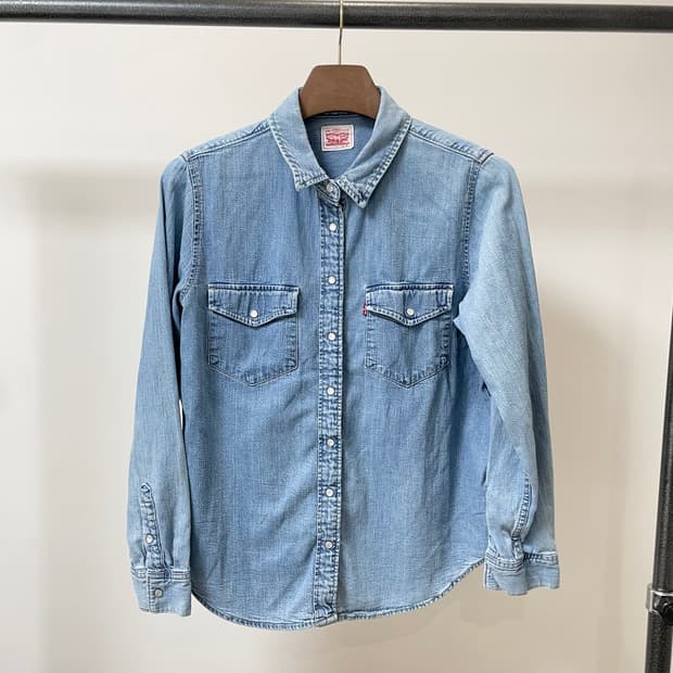 (M) Levis 리바이스 투포켓 연청 웨스턴 데님 셔츠