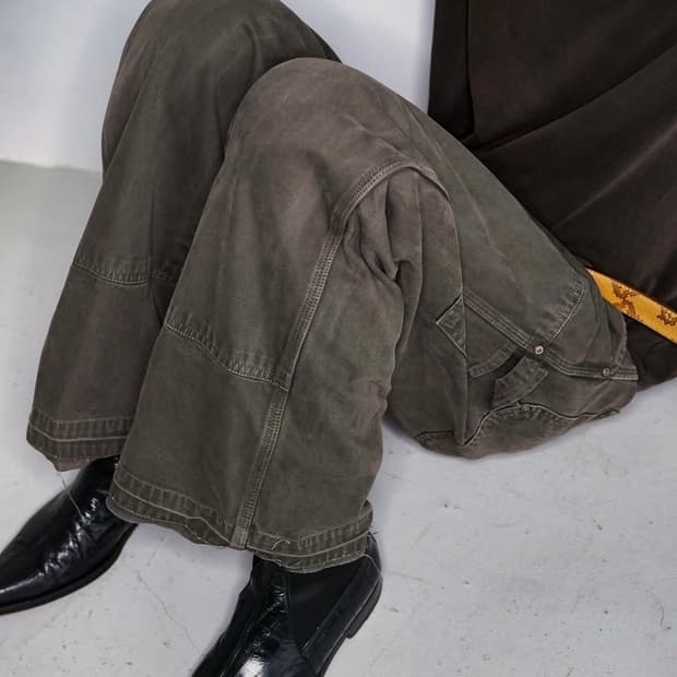 [새상품] Fifth General Store 더블니 팬츠 S