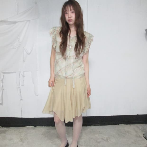 Polo Butterfly Layered Skirt