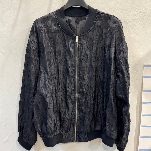 vintage 시어 블루종