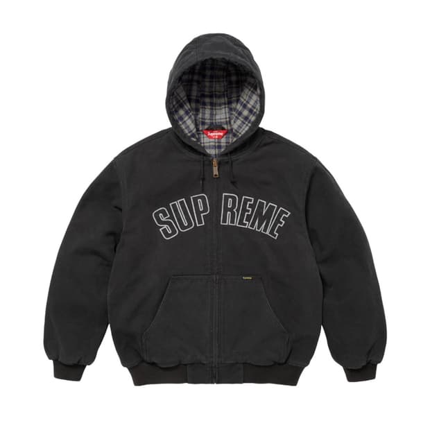 슈프림 리플렉티브 아크 후드 워크 자켓 블랙 M 새제품 판매