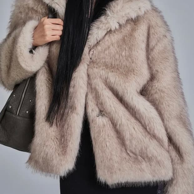 애즈온 비비 퍼자켓 아이보리