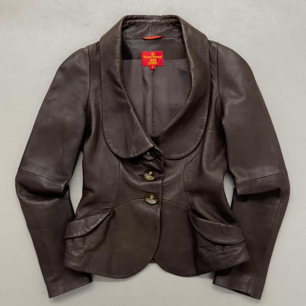 비비안웨스트우드 레더 자켓