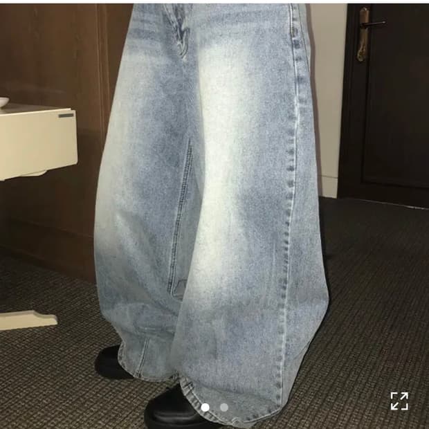벌룬핏 청바지