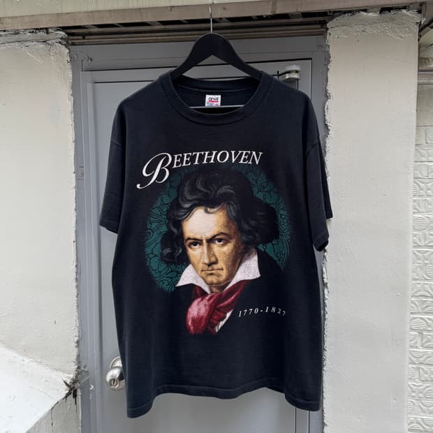 빈티지 90s Beethoven 베토벤 티셔츠