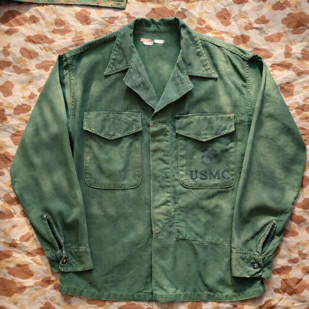 50's USMC P-56 유틸리티 셔츠 100