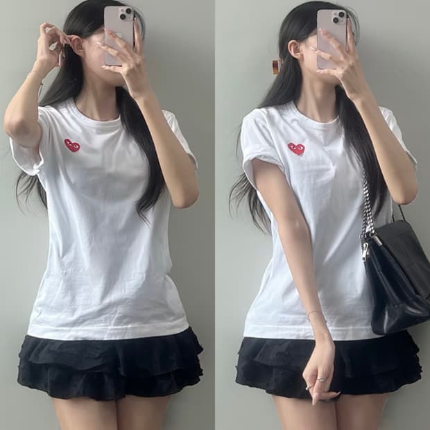 꼼데가르송 반팔티