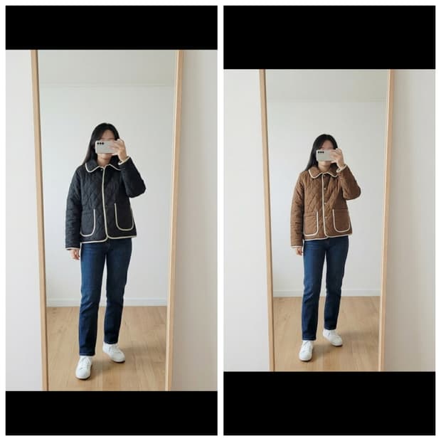 (새옷)퀄팅 클래식 누빔 자켓 44(XS)~66(M) 3벌 3만원