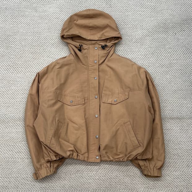 헤더 멀티포켓 후드자켓 r2977