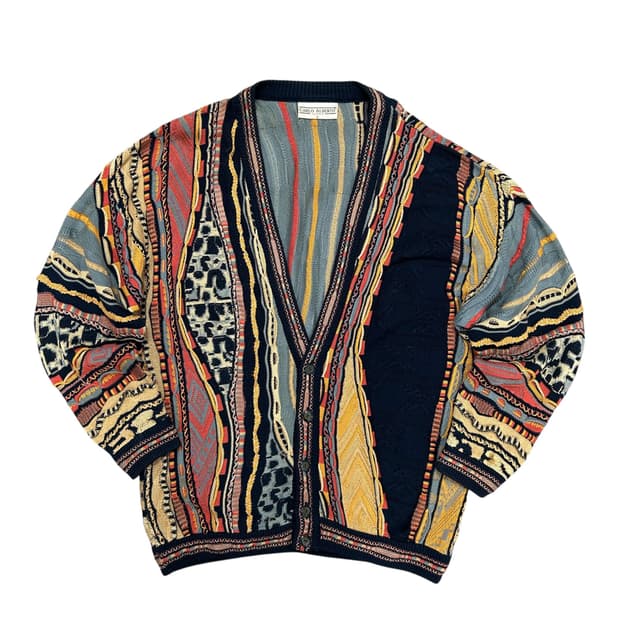 호주 빈티지 케이블 니트 가디건(L)