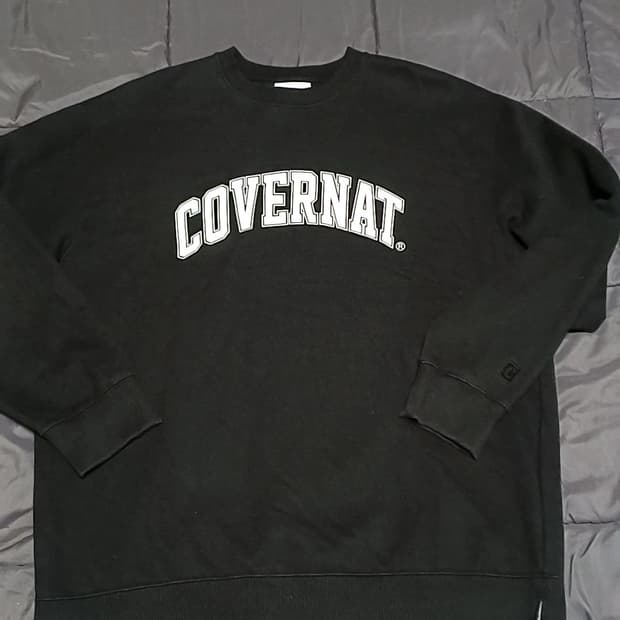 커버낫 기모맨투맨 실측110 가슴61 기장74