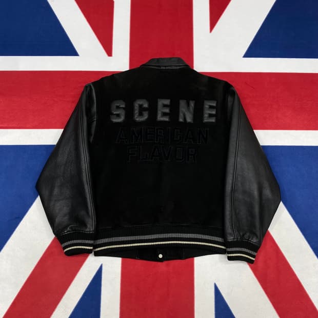 90s SCENE 리얼 스웨이드바시티자켓 L