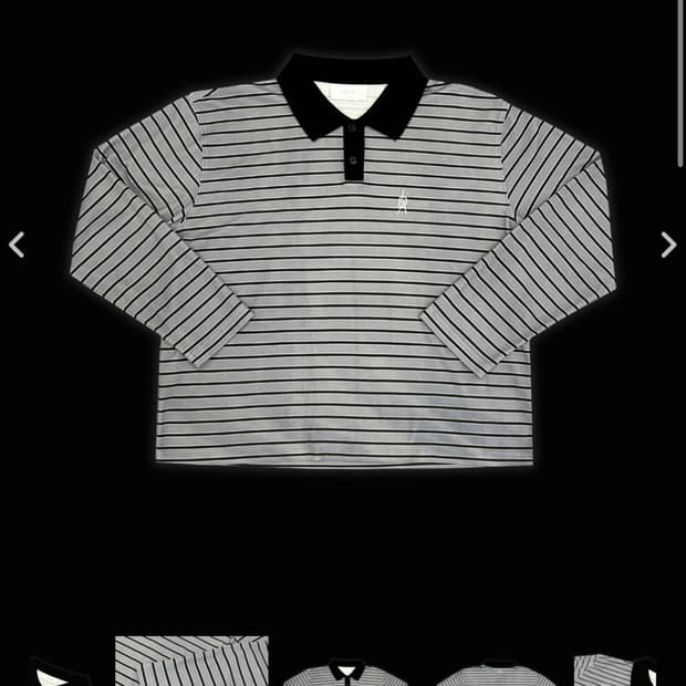 ida sply LS monogram polo