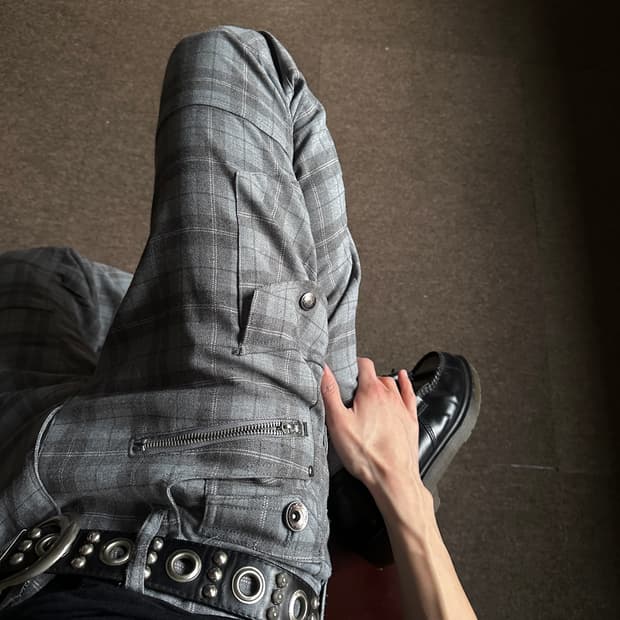 Mossimo 체크 슬림 카고 팬츠