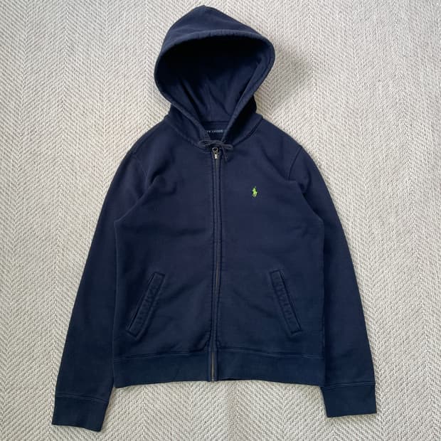 폴로 랄프로렌 네이비 후드집업 