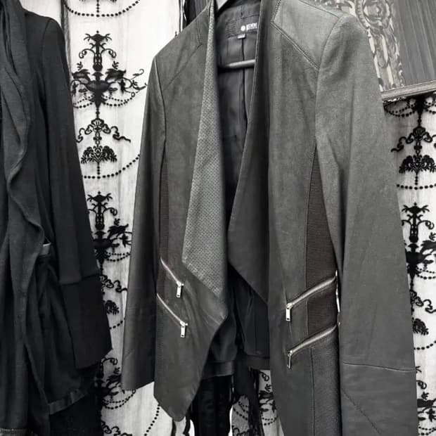 릭오웬스 무드 드레이프 자켓 vintage Draped Jacket