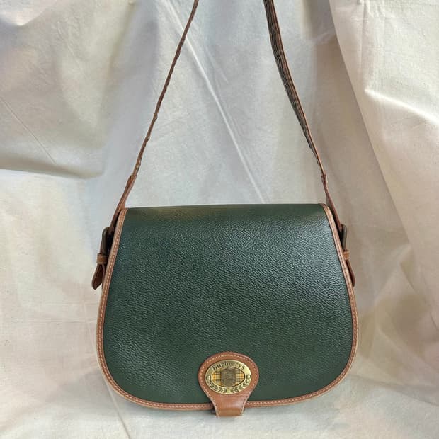 Burberry 90s 빈티지 카키 미니백