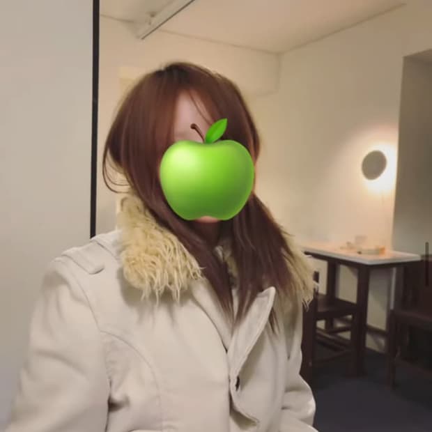 아이보리 무스탕