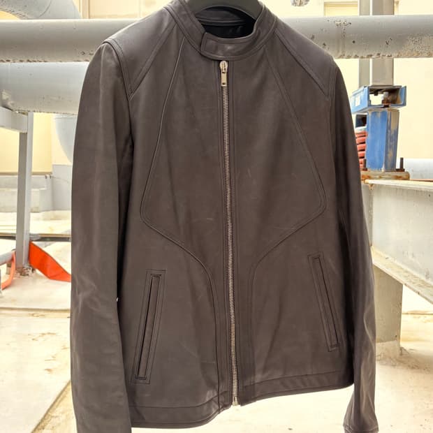 19SS 릭오웬스 인타르시아 레더 자켓 52 사이즈