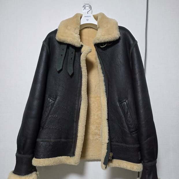 램스킨 양털 B-3 무스탕