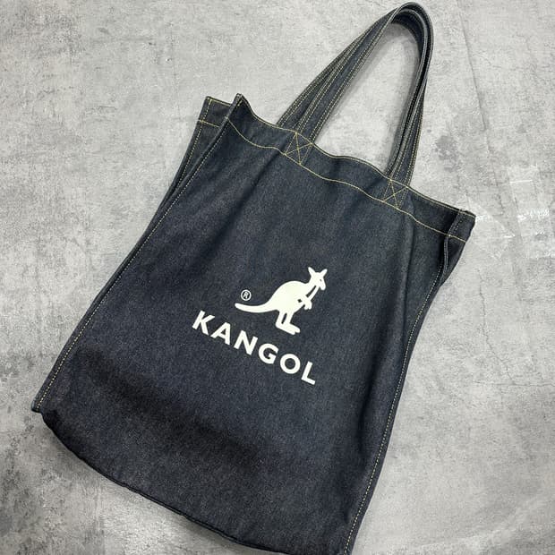 캉골 데님 에코백