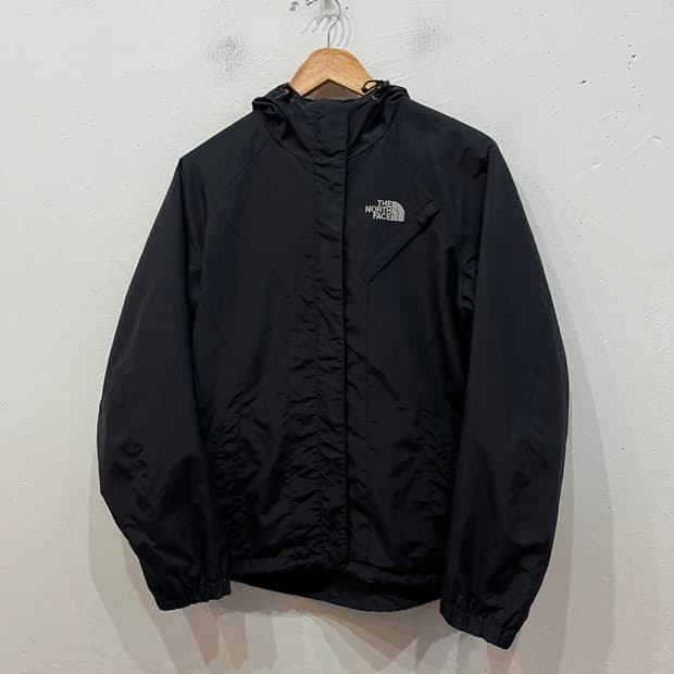 노스페이스 바람막이 자켓 우먼즈 블랙