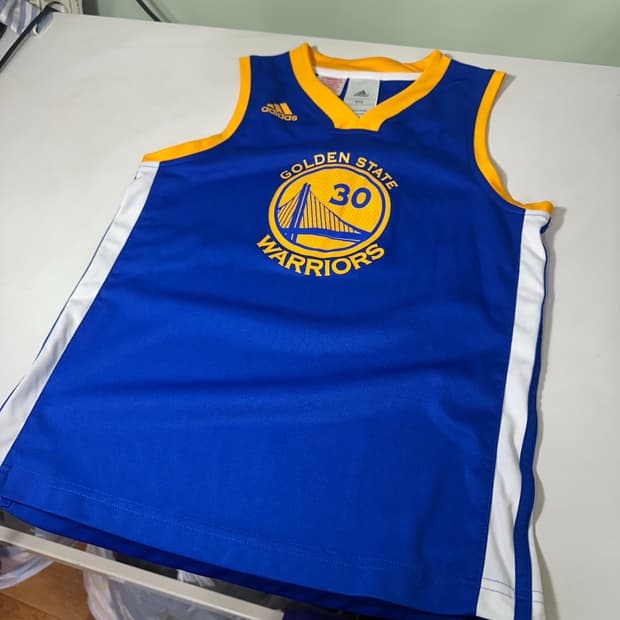 아디다스키즈 10-11Y NBA 골든스테이트 커리 농구져지