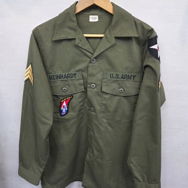 밀리터리 존레논 임진각 스카우트 셔츠자켓 대략 L