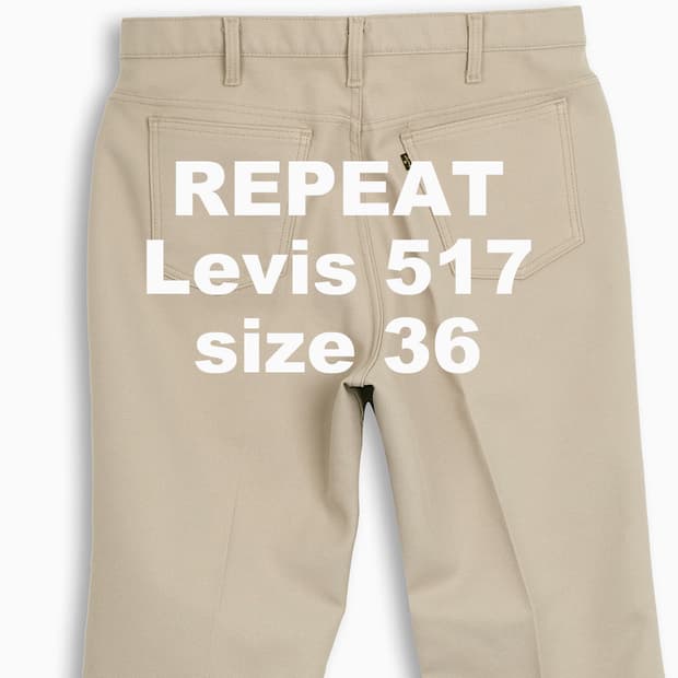 빈티지 리바이스 517 80s USA 36 인치 LV5173855