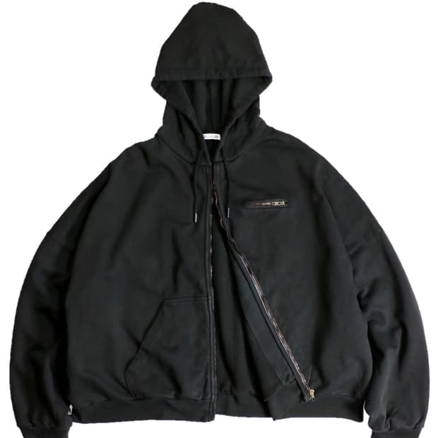 윌리차바리아 와플 후드집업 m