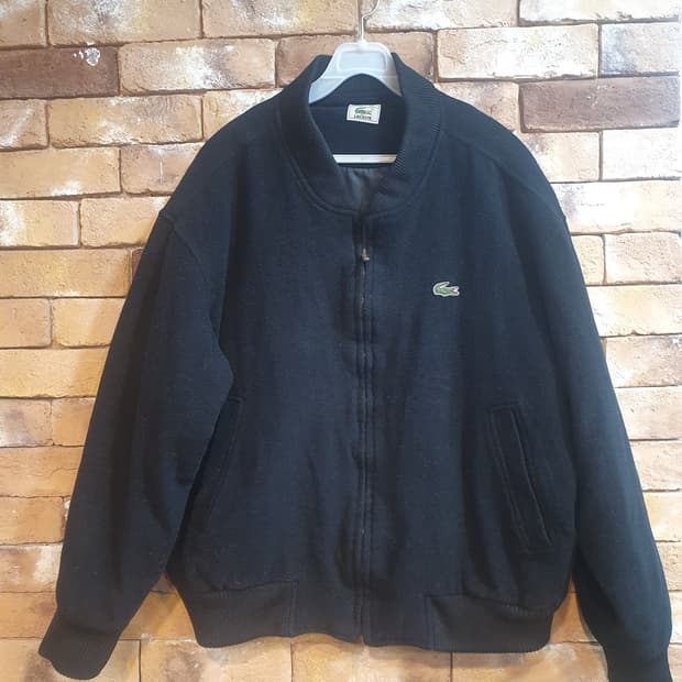 라코스테 블랙 울블루종 자켓