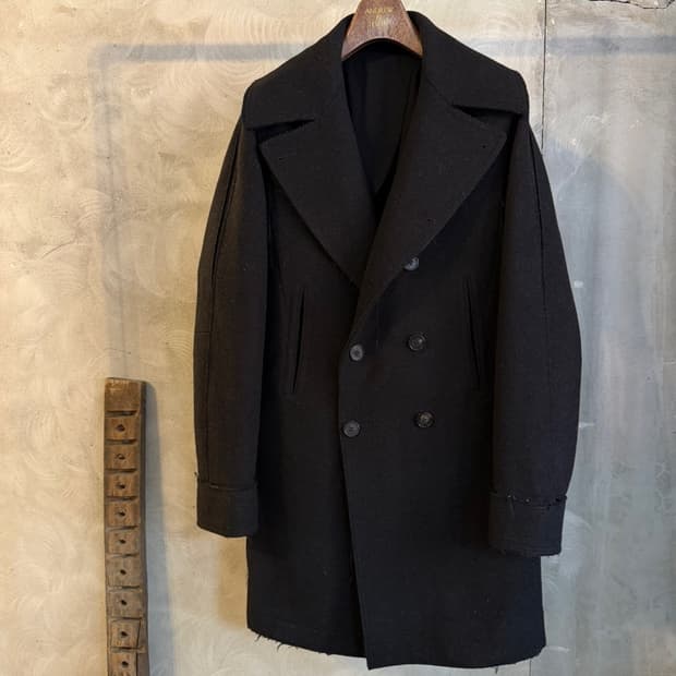 타임옴므 더블 브레스티드 코트 100