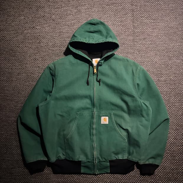 90s 칼하트 액티브 JR132 AQU M USA🇺🇸