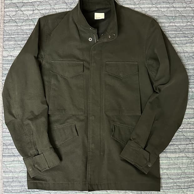 모노프리베 Textured M65 Jacket - Black