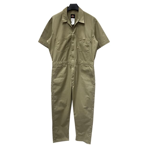 디키즈 워크웨어 반팔 커버올 점프수트 L