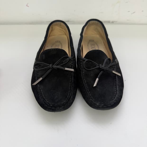 정품) TODS 토즈 여성 드라이빙 슈즈 블랙 36.5 