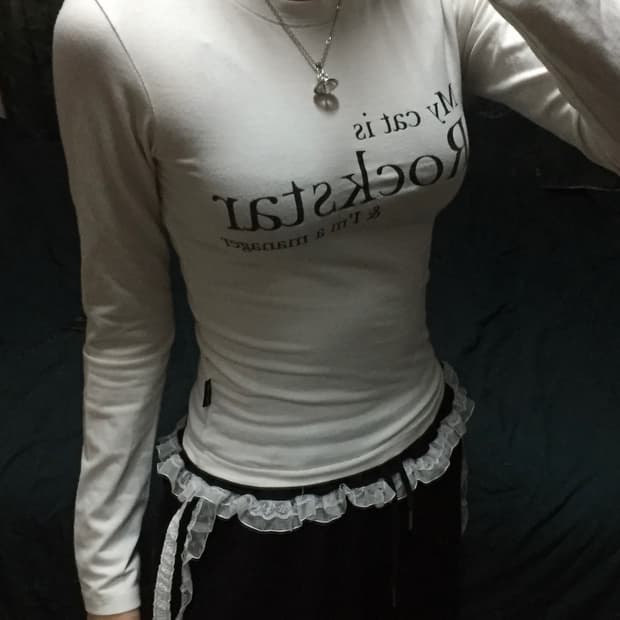 Joegush 조거쉬 긴팔티 코디세트