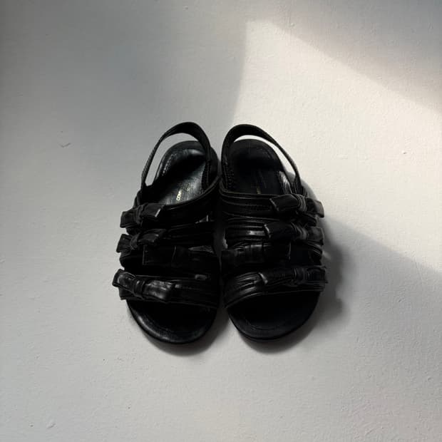 Ribbon Wrapped Sandals