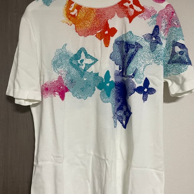 루이비통 남성 페인팅 모노그램 니트티셔츠