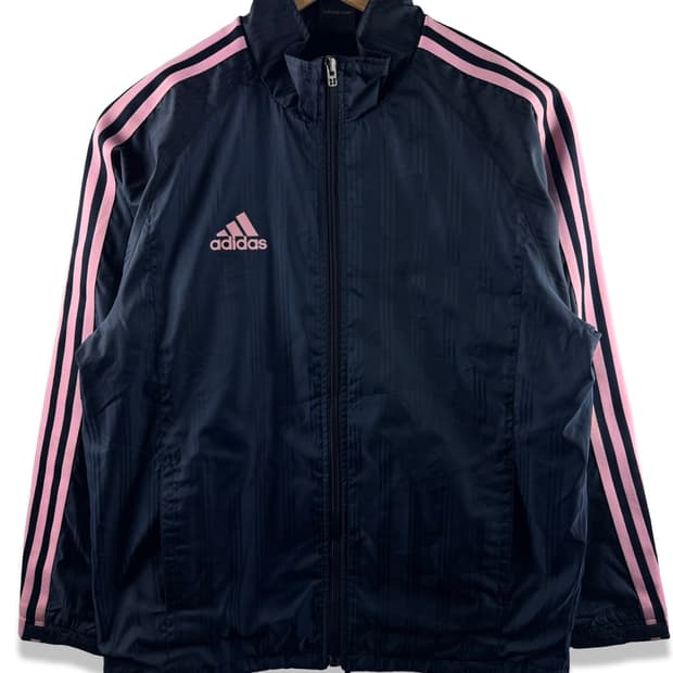 아디다스 네이비 핑크 바람막이2251
