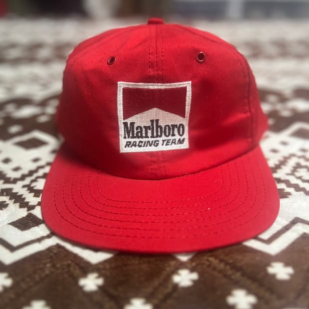 Made in USA 빈티지 말보로 레이싱 모자 
