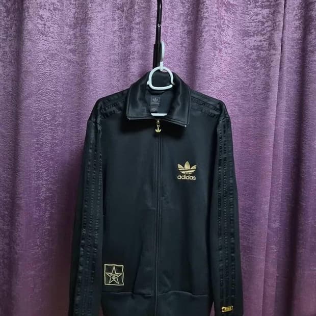 아디다스 파이어버드 져지 검정 트랙탑 105 남여공용