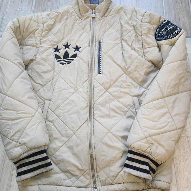 아디다스 퀼팅 플리스 자켓 95