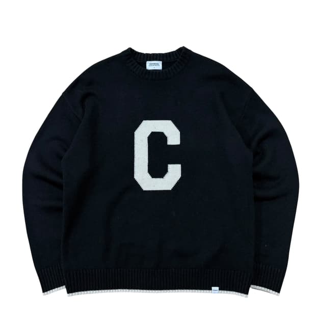 커버낫 빅로고 니트