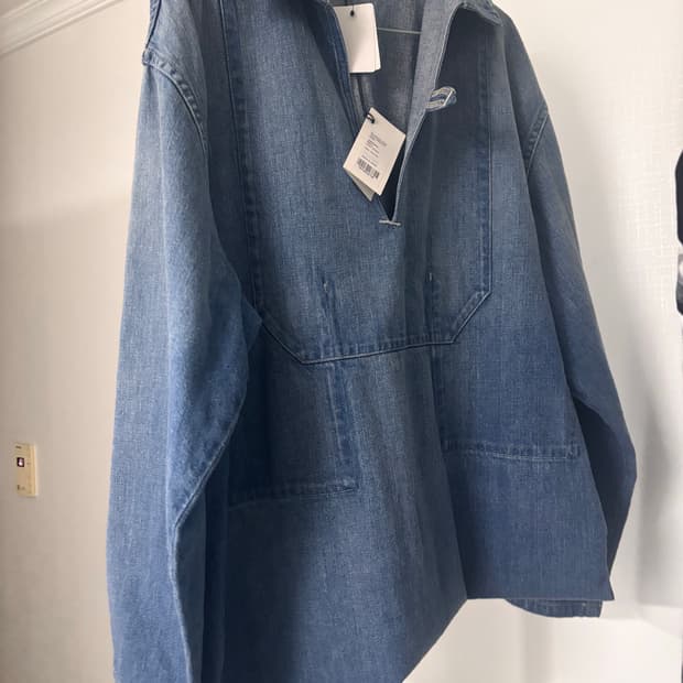 오라리 셀비지 페이드 라이트 데님