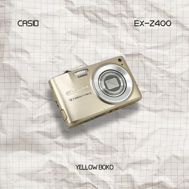 [수채감성] CASIO 카시오 엑슬림 EX-Z400 레트로 디지털 카메라