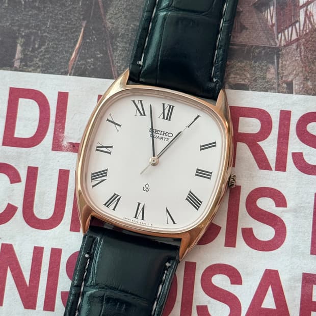 Seiko 세이코 로만 인덱스 스퀘어 쿼츠