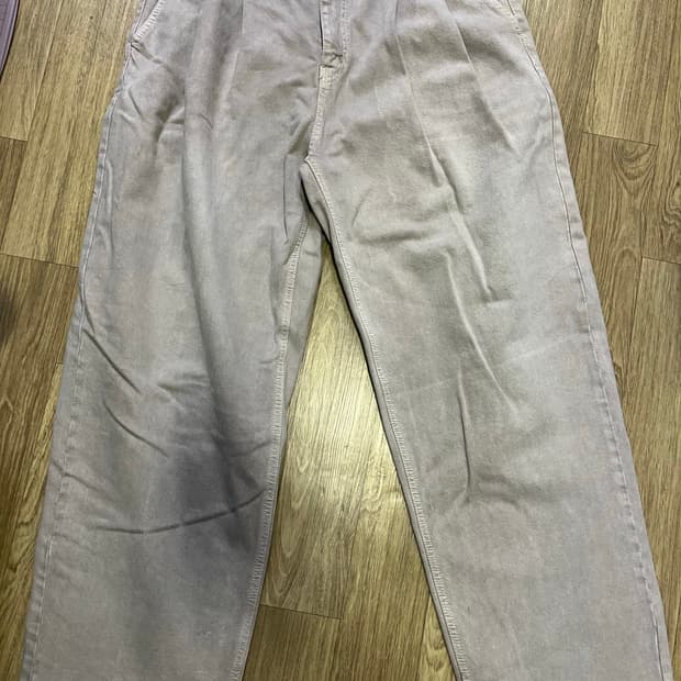 인템포무드 캣브러시 와이드 데님