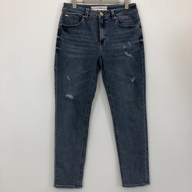 게스 프리미엄 금장 스틸로고 청바지 30 인치