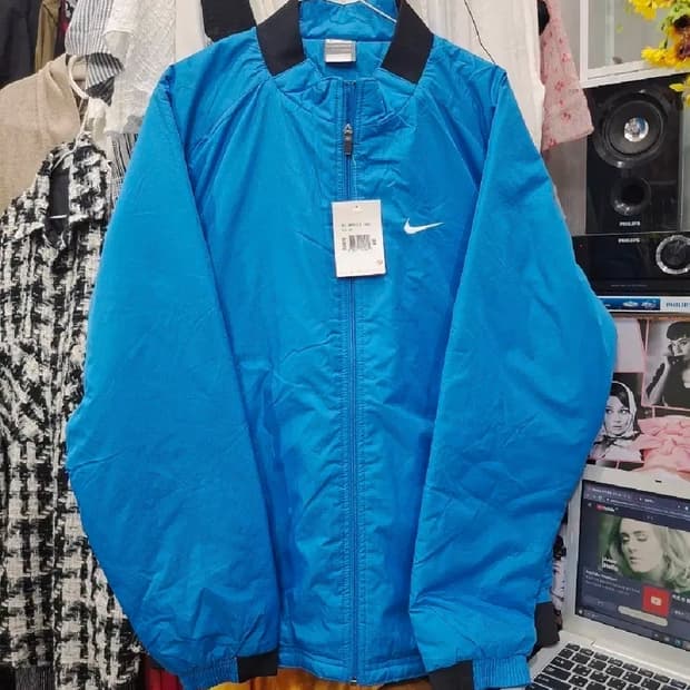 나이키 블루종 패딩 00s 빈티지 자켓 새상품 XXL
